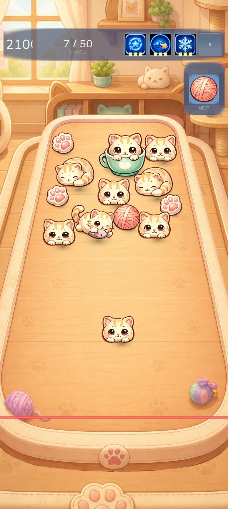 Bardakcha cat-themed board gameplay screenshot