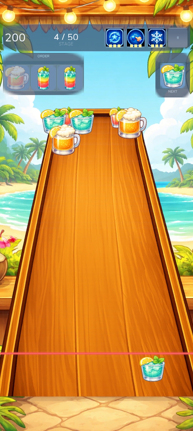 Bardakcha tropical drink board gameplay screenshot