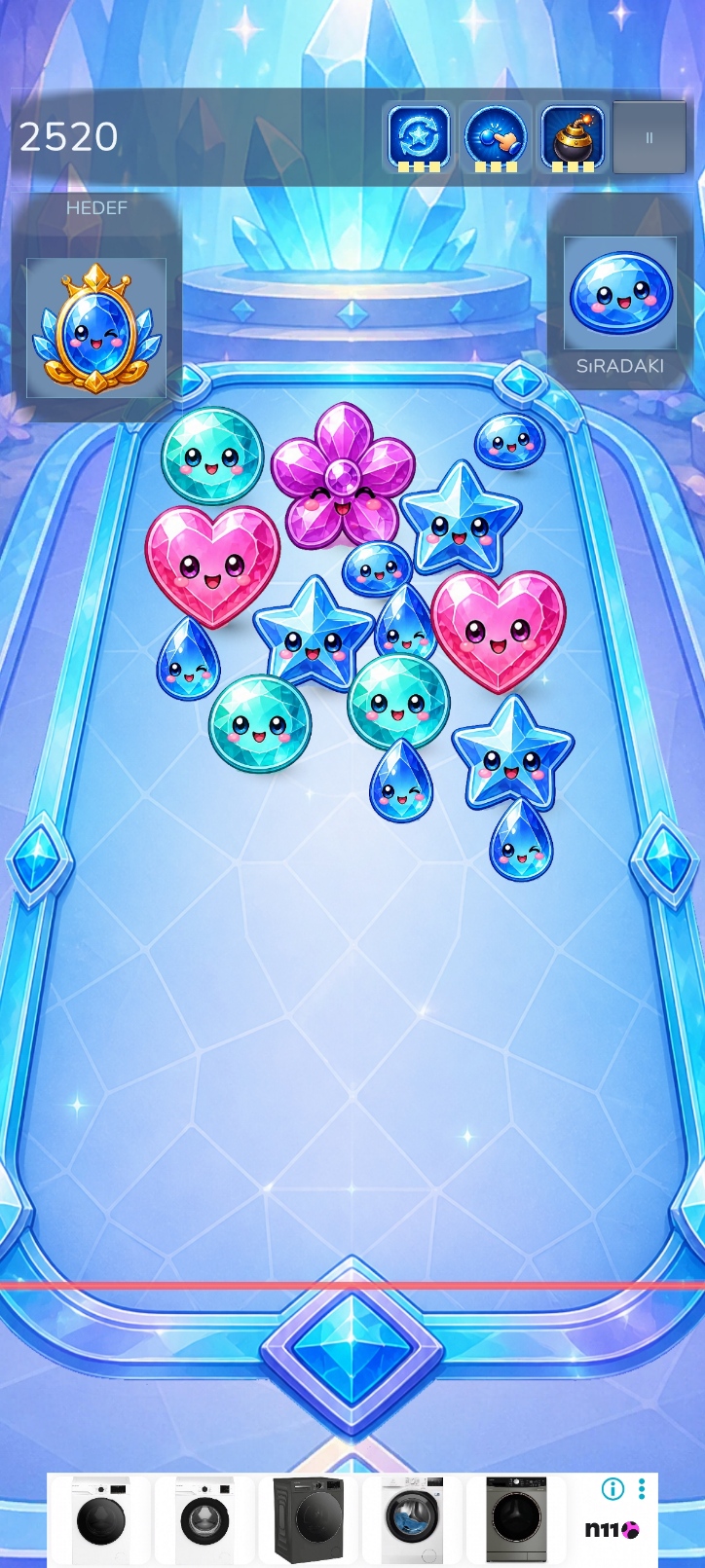 Bardakcha crystal board gameplay screenshot